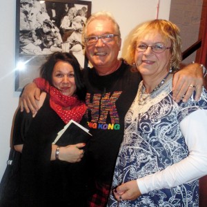 ANdie Davidson with Dino and Sue Evans